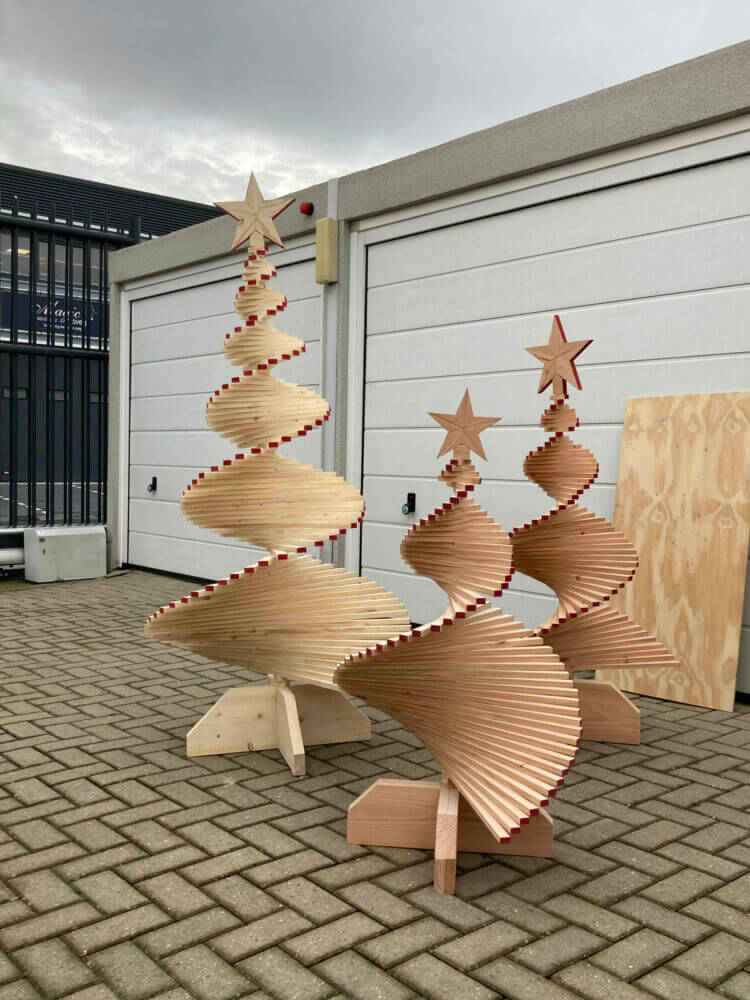 Kerstbomen Van Hout - Hout & Hart